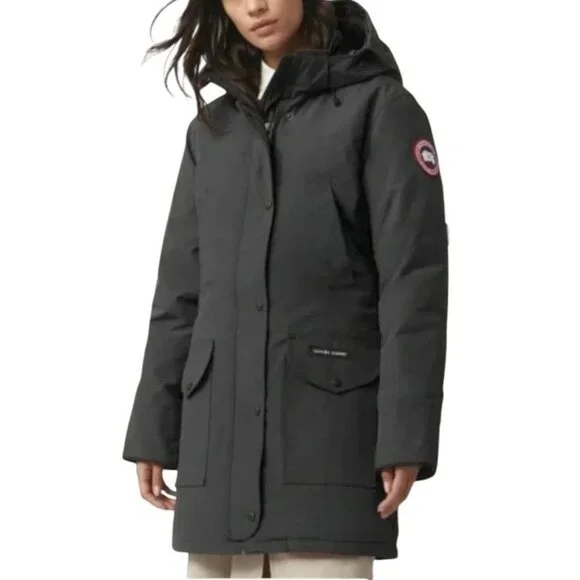 Canada Goose Trillium Parka Graphite Jacket Coat Womens Small‎ New w/o Tags - Picture 2 of 16